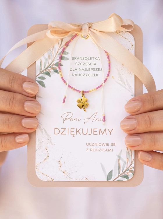 bransoletka szczęścia podziękowanie dla nauczycielki na koniec roku szkolnego.jpg