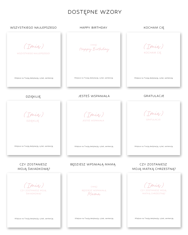 Naszyjnik złoty z dedykacją w pudełku – idealny prezent dla ukochanej