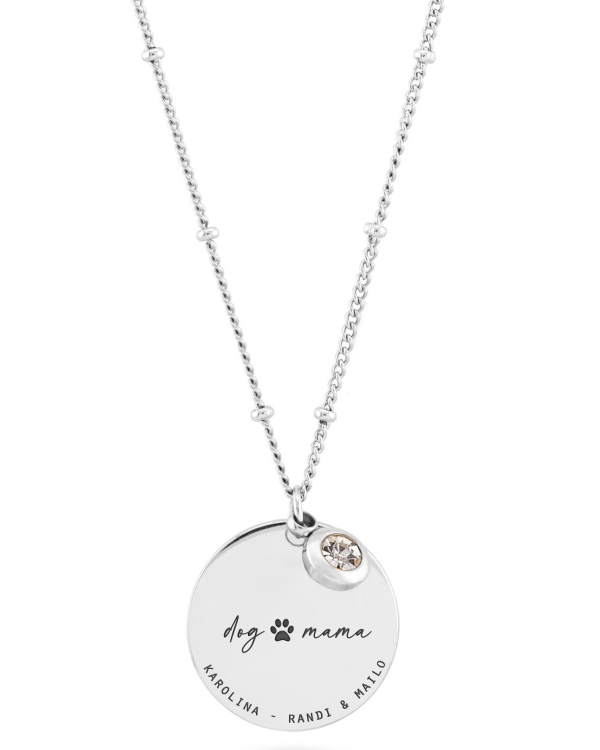naszyjnik dla psiej mamy dog mama z grawerem i cyrkonią.jpg
