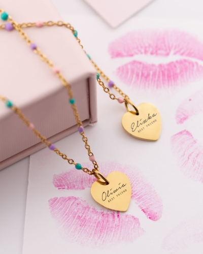 dwa naszyjniki serduszka dla przyjaciółek best friend forever.jpg