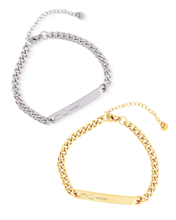 bransoletki dla pary z grawerem dwa kolory .jpg